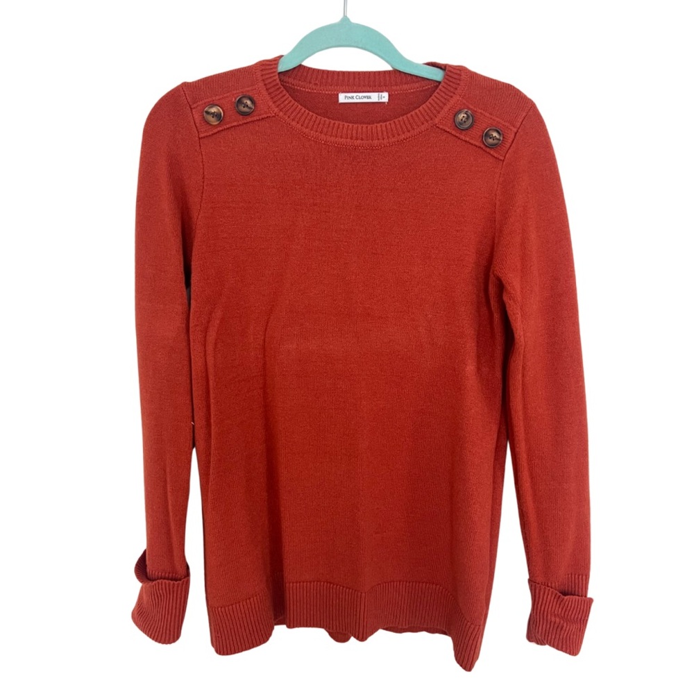 Pink Clover Rust Sweater - Size Small, Never Worn, Cozy & Stylish